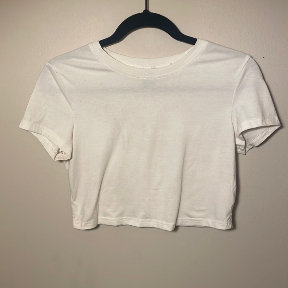 3 Shein cropped tees
